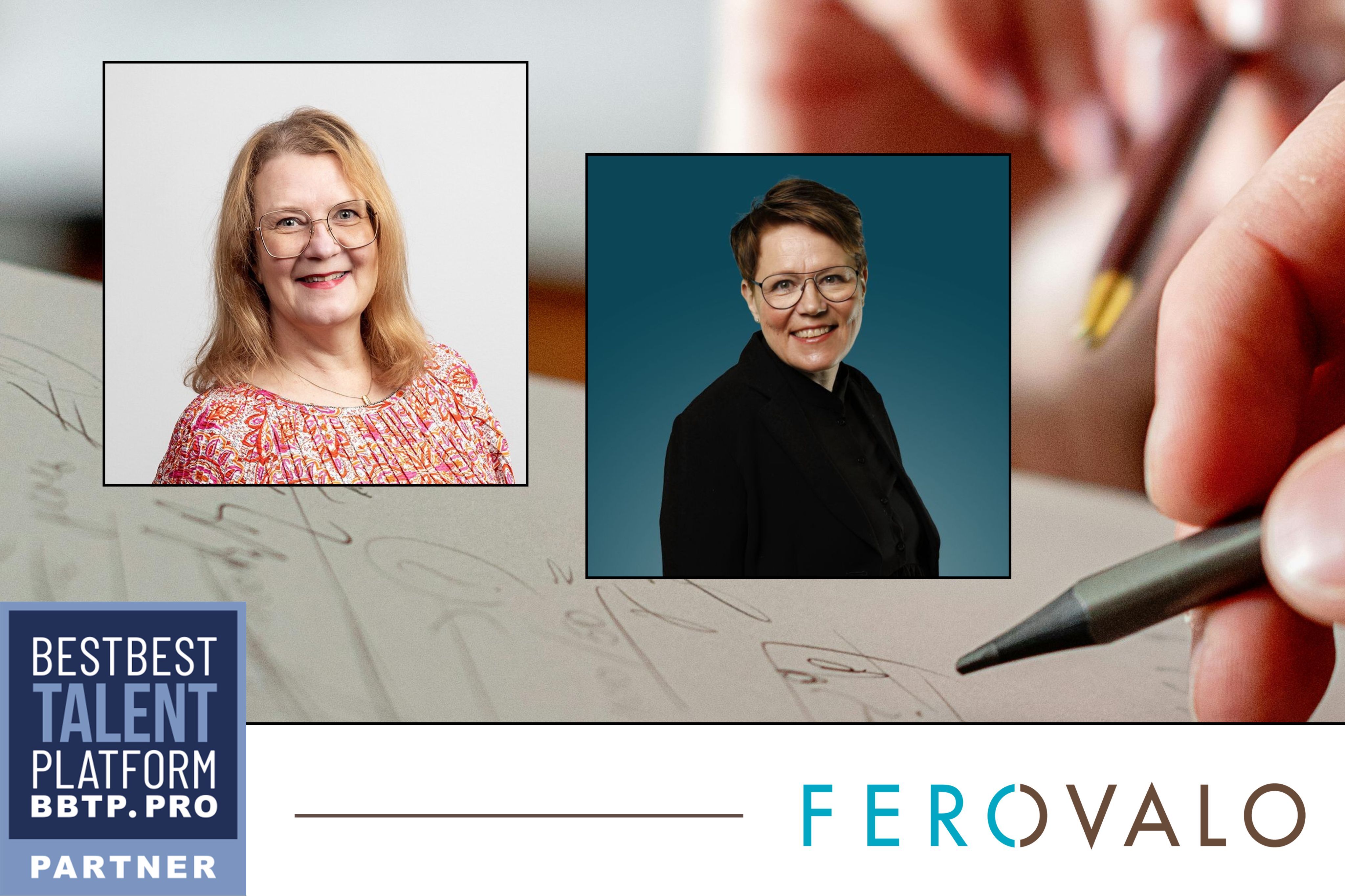 Elina Liehun, interim-palveluntarjoajan, ja Anne Westersundin, interim-johtajan ja hallitusammattilaisen, ammatilliset muotokuvat.